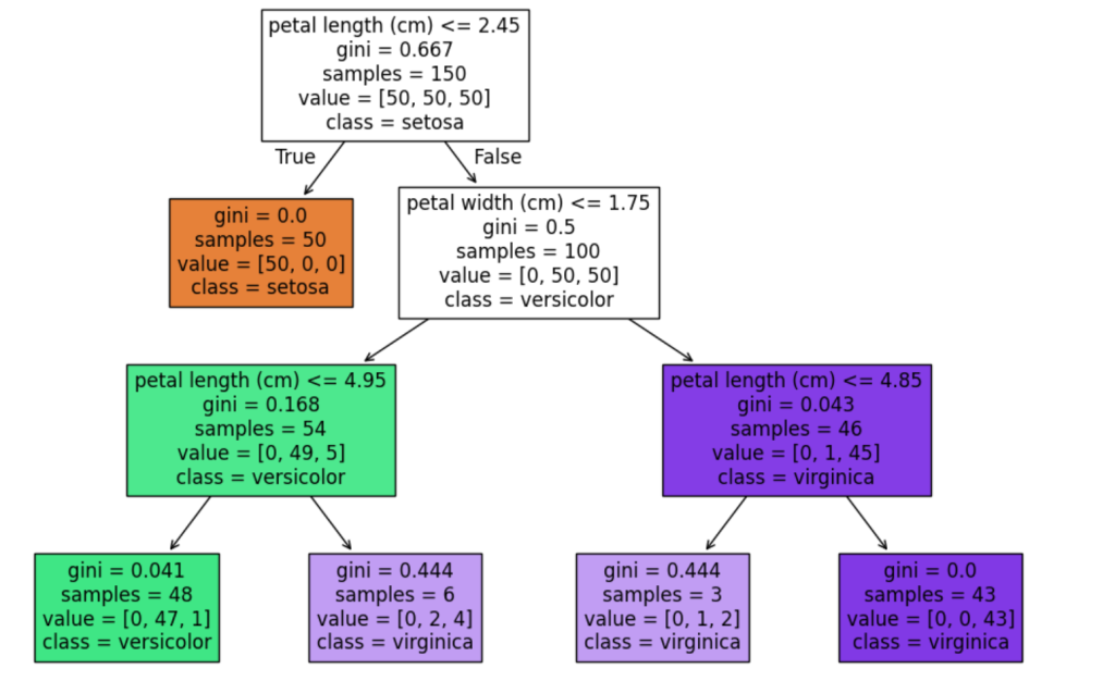 output decision tree classifier